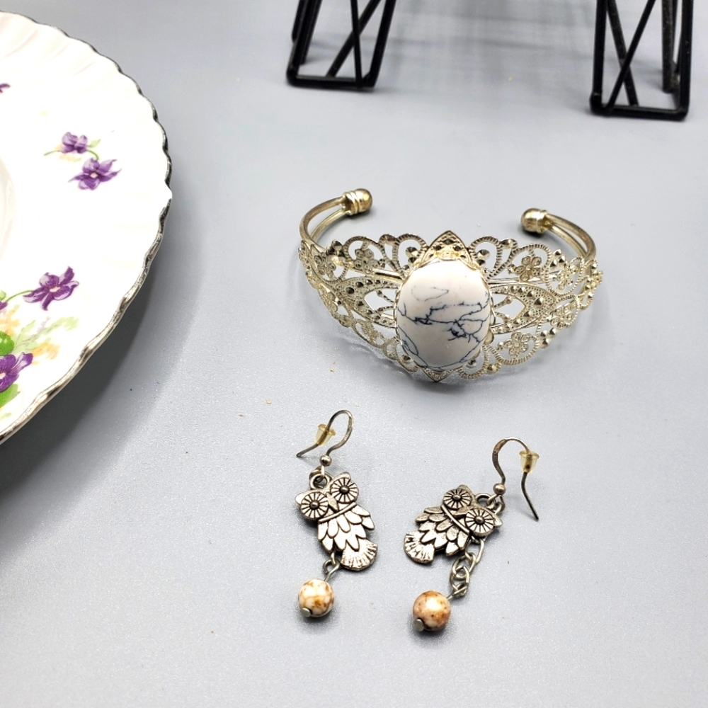 Earrings and Bracelet Set
